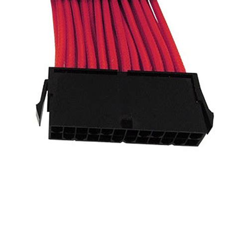 Gelid Braided ATX Cable 24-pin 30cm (Red) - Computer power supply ...