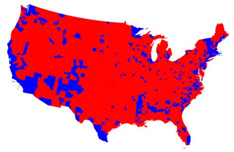 FACT CHECK: Did Trump Win 3,084 of 3,141 Counties, Clinton Only 57?