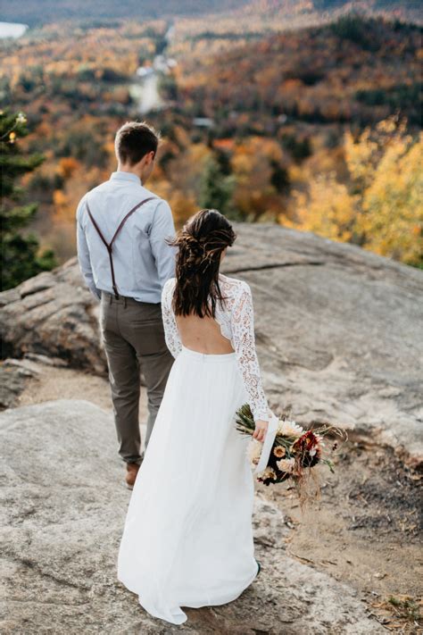 Fall Elopement on Rocky Mountain, Inlet, Adirondack Wedding Photographers