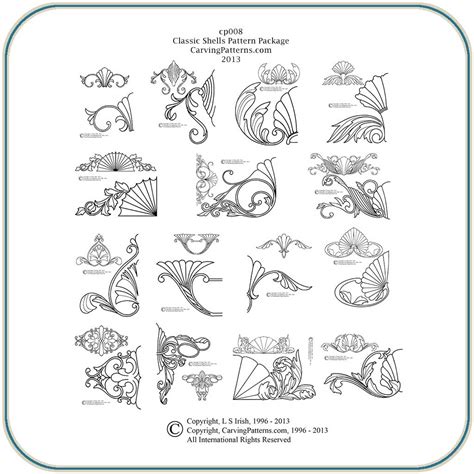 Classic Shell Collection – Classic Carving Patterns