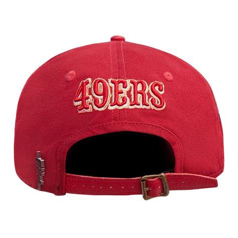 NFL SAN FRANCISCO 49ERS OLD ENGLISH MEN'S DAD HAT (RED) – Pro Standard