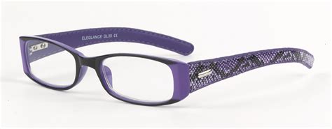 Eleglance GL35 Reading Glasses Purple - Readyspex