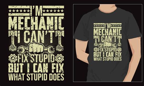 Mechanic T-shirt Design, custom mechanic t shirt design, mechanics for ...