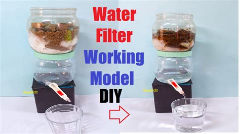 water purification (filter) working model science project – diy – simple and easy | DIY pandit ...