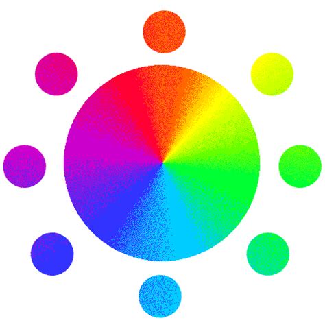 Rainbow Color Wheel Spokes GIF | GIFDB.com