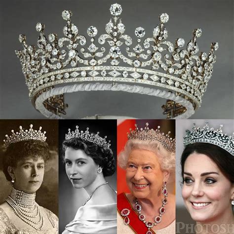 The Girls of Great Britain and Ireland Tiara! This tiara was given as a wedding gift to Queen ...