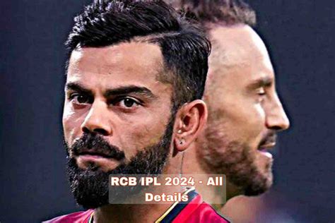 RCB IPL 2024 Squad, Players list, Captain, Coach, Retention, Released ...