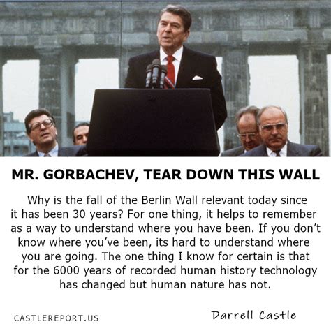 Mr. Gorbachev, Tear Down This Wall! – The Castle Report