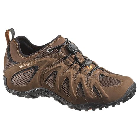 Men's Merrell Chameleon 4 Stretch Waterproof Trail Shoes, Black Slate ...