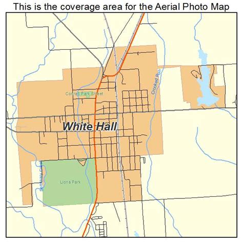 Aerial Photography Map of White Hall, IL Illinois