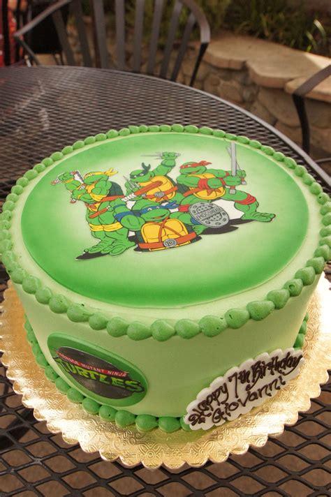 Ninja Turtle Birthday Cake Designs Xcitefunnet