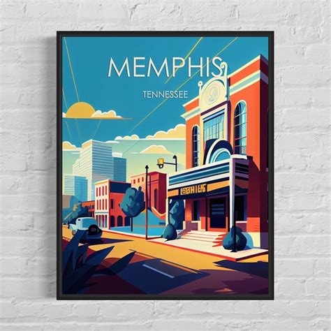 Memphis Retro Art Print, Memphis Wall Art Illustration, Memphis Vintage Minimal Design Poster - Etsy