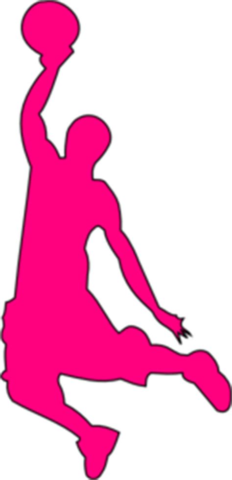 Pink Bball Basketball Clip Art at Clker.com - vector clip art online, royalty free & public domain