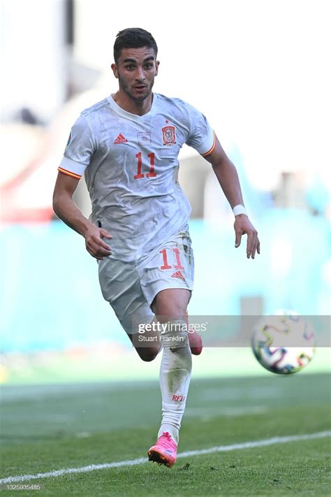 Ferran Torres of Spain chases the ball during the UEFA Euro 2020 ...