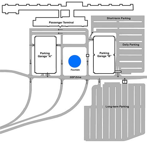 Airport Parking Map - greenville-airport-parking.jpg