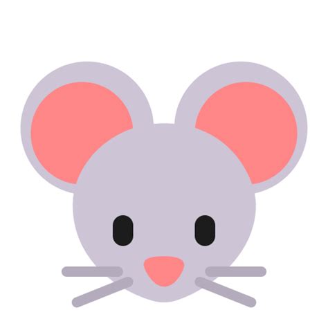 Mouse Face Flat Icon | FluentUI Emoji Flat Iconpack | Microsoft