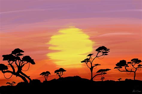 Alice Nanni - An African Sunset