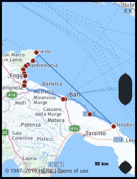 What is the driving distance from Vieste Puglia Italy to Brindisi Puglia Italy? Google Maps ...