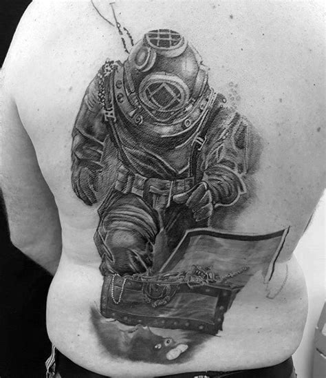 60 Diver Tattoo Designs For Men - Underwater Ink Ideas