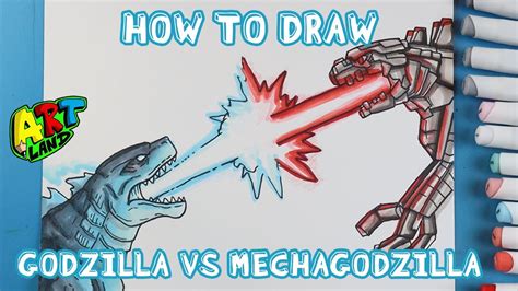 Comment dessiner GODZILLA VS MECHAGODZILLA ATOMIC BLASTS