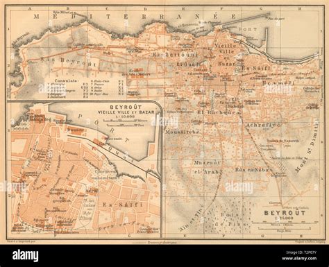 Old Railway Beirut Map