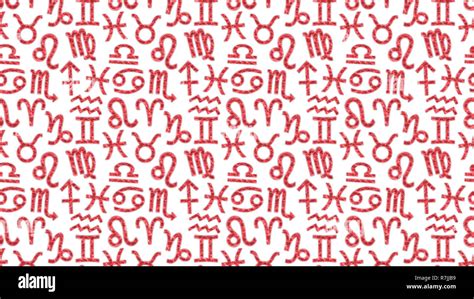 Zodiac signs background. Horoscope symbols. Astrology background Stock ...