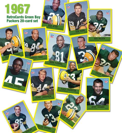 1967 Green Bay Packers: 1st Super Bowl Champs – RetroCards