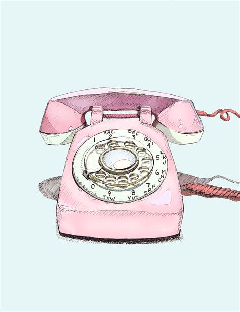 "Rotary Phone" by Foster Cranz..me! | Rotary phone, How to draw hands ...