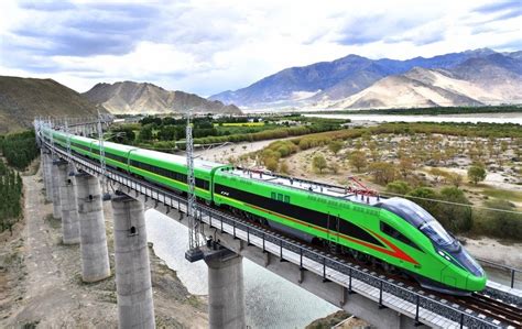 Travelling through the Tibetan mountains: Tibet’s first bullet train ...