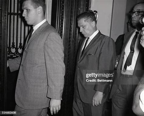 Teamster's Union President Jimmy Hoffa leaves federal court after ...