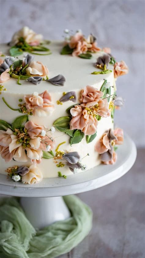 Buttercream bloom cake – Artofit