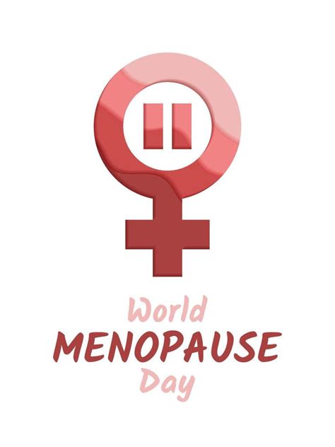 World Menopause Day Poster. Female fertility age and menstrual period 1 11374282 Vector Art at ...