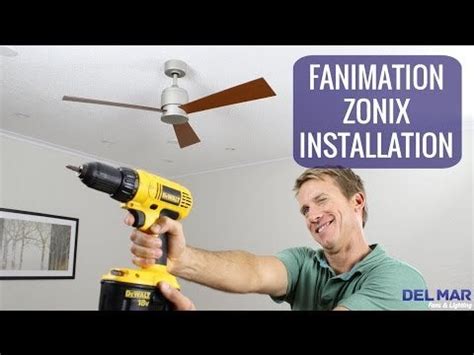 Fanimation Zonix Ceiling Fan Installation : r/CeilingFans