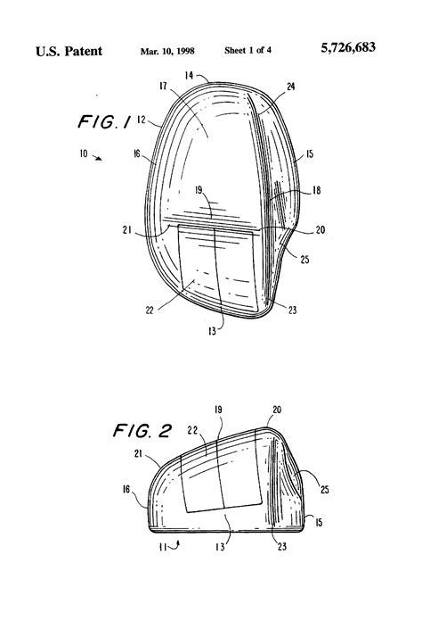 Patent US5726683 - Ergonomic computer mouse - Google Patents