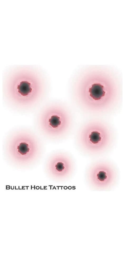 Bullet Hole Fx Tattoo - SpicyLegs.com