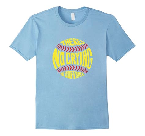 Funny Softball Shirt – No Crying in Softball