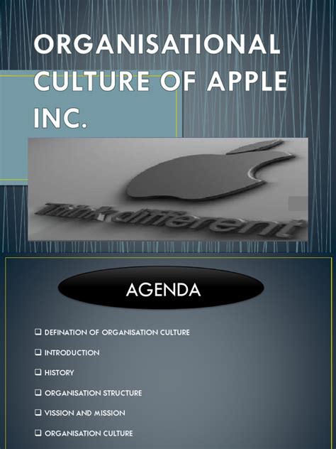 Organisational Culture of Apple Inc | PDF | Apple Inc. | Organizational ...