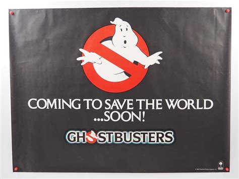 Lot 332 - GHOSTBUSTERS (1984) - UK Advance design Quad