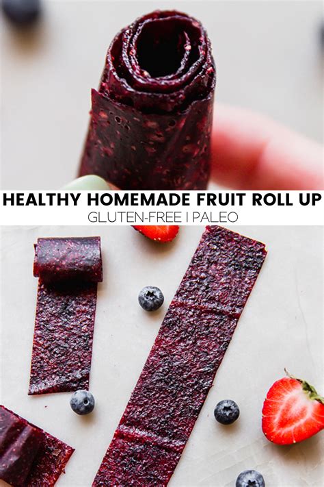 Healthy Homemade Fruit Roll Up - Unbound Wellness