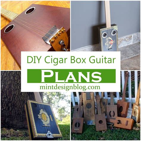 11 Free DIY Cigar Box Guitar Plans (With Pictures) - Mint Design Blog