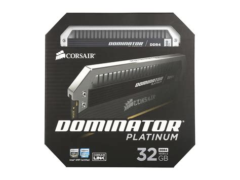 CORSAIR Dominator Platinum 32GB (2 x 16GB) DDR4 3200 (PC4 25600) Desktop Memory Model ...