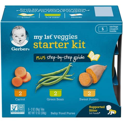 Gerber Stage 1 Baby Food, Variety Pack, 12 oz Tub, 6 Pack - Walmart.com ...