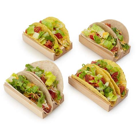 Taco Serving Kit and Storage Box | taco holders, serving kit | Tacos, Yummy lunches, Food concept