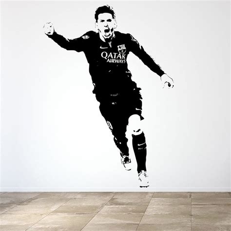 Leo Messi - Football - Vinyl Wall Sticker - Buy Leo Messi - Football ...