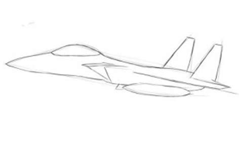 How to draw a jet: easy step by step, a jet fighter for beginners