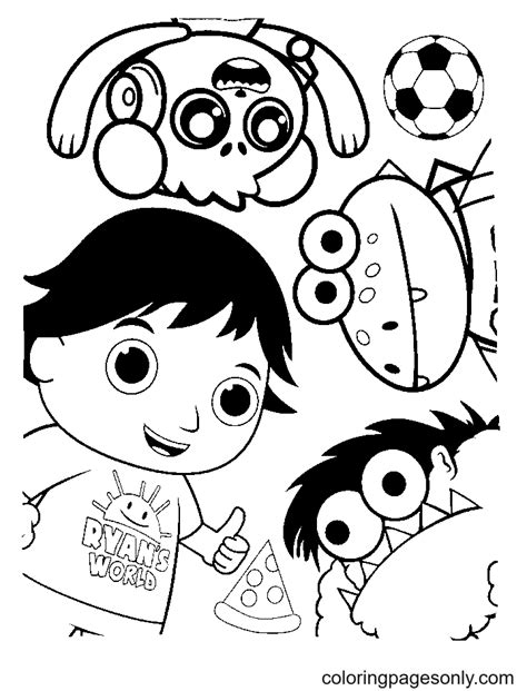 Gus In Ryans World Coloring Pages Ryans World Coloring Pages | Images and Photos finder