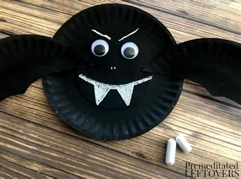 Paper Plate Bat Craft for Kids Tutorial