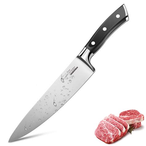 Chef Knife, 8-inch Kitchen Knife Professional German High Carbon Stainless Steel Sharp Knife for ...