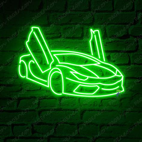 Neon Car Sign Led Sports Car Sign - PageNeon