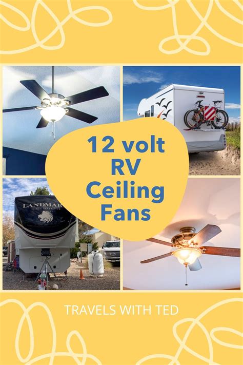 8 Sleek 12 Volt RV Ceiling Fans [That Work Great & Look Great] | Rv, Rv trip planner, Ceiling fan